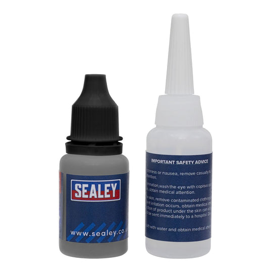 Sealey Fast-Fix Filler & Adhesive - Black SCS908