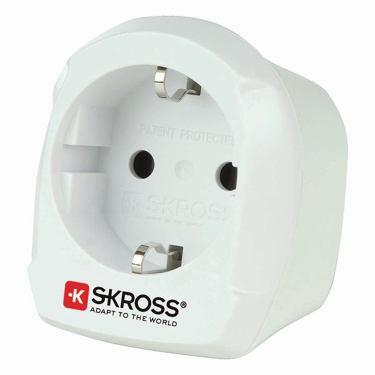 Skross Travel Adapter Europe to UK Earthed SKR1500230E