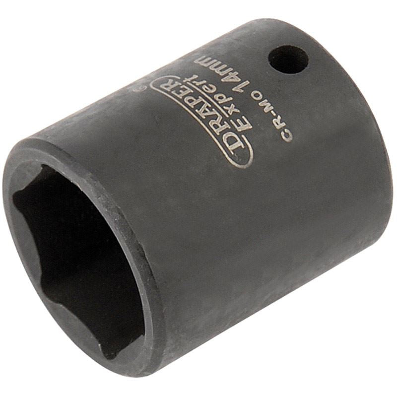 Draper 05059 Expert 14mm 1/4" Square Drive Hi-Torq® 6 Point Impact Socket