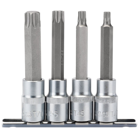 Draper 1/2" Square Drive Draper TX-STAR Socket Bit Set (4 Piece) - 16331