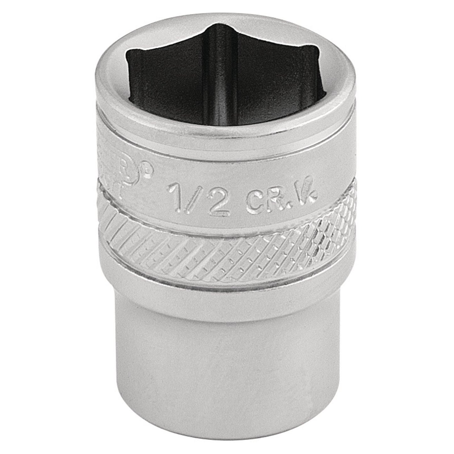 Draper Expert Quality Chrome Vanadium 1/4" Square Drive 6 Point Socket - 1/2" - 16526