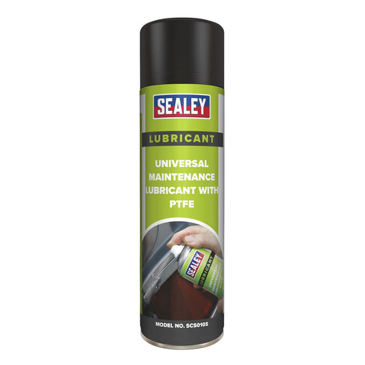 Sealey Universal Maintenance Lubricant with PTFE 500ml Single SCS010S