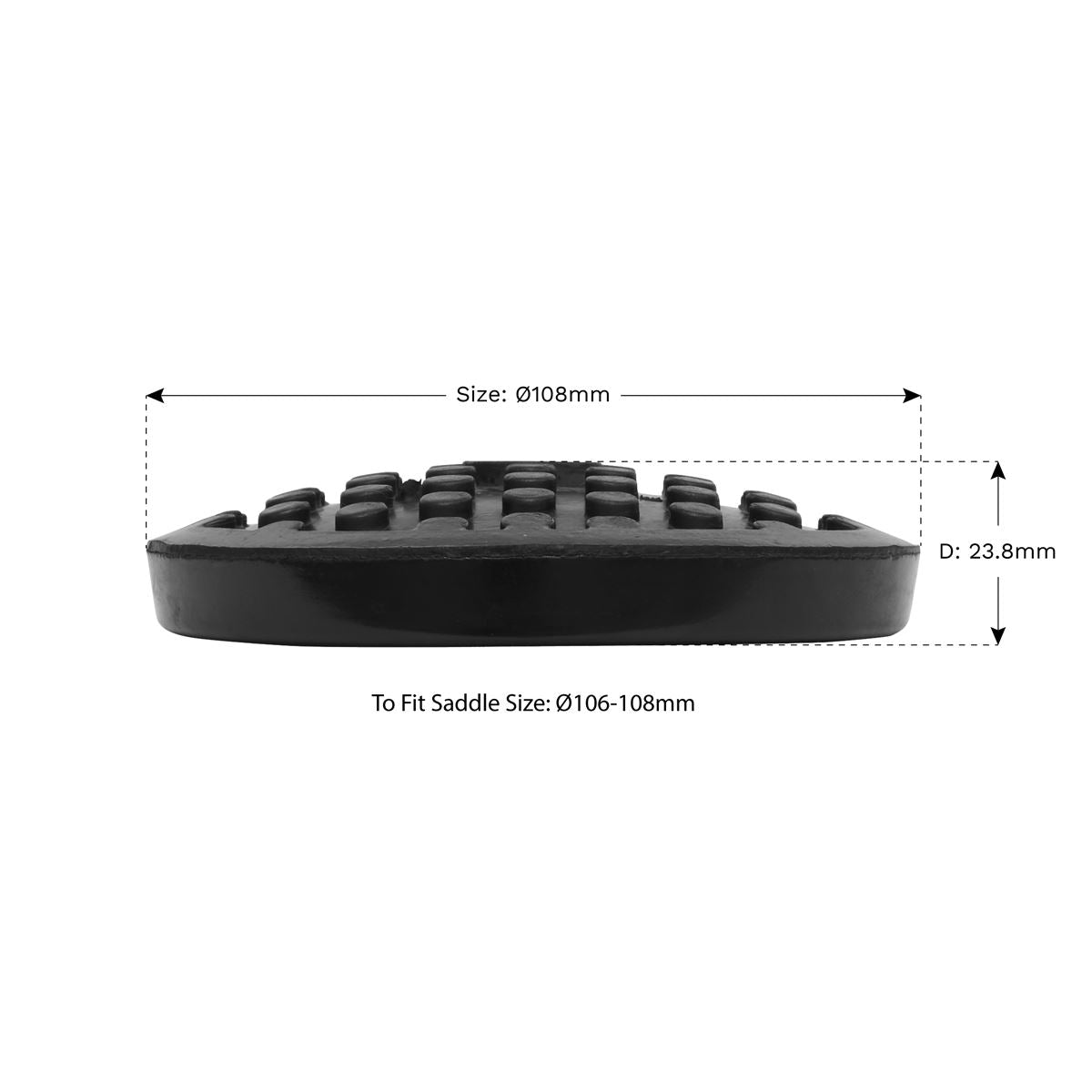 Sealey Safety Rubber Jack Pad - Type C JP10