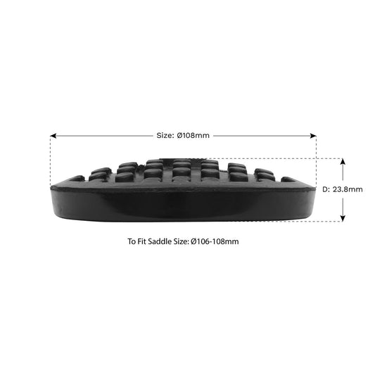 Sealey Safety Rubber Jack Pad - Type C JP10