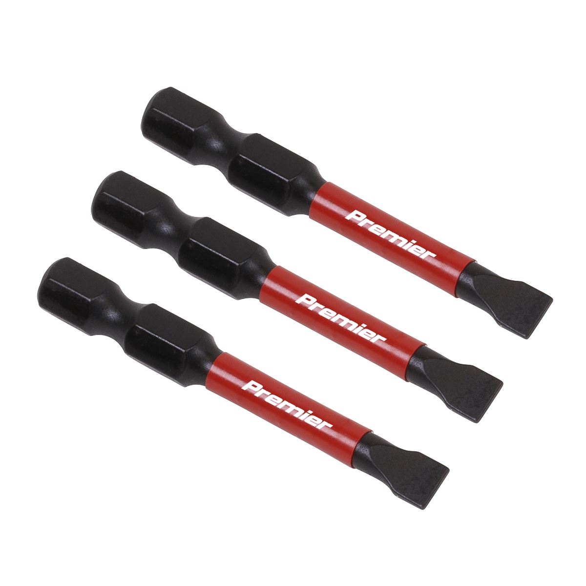 Premier Slotted 5.5mm Impact Power Tool Bits 50mm - 3pc AK8227