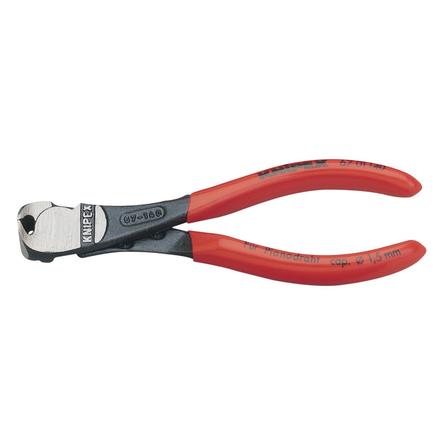 Knipex Knipex 67 01 140 140mm High Leverage End Cutting Nippers - 18428