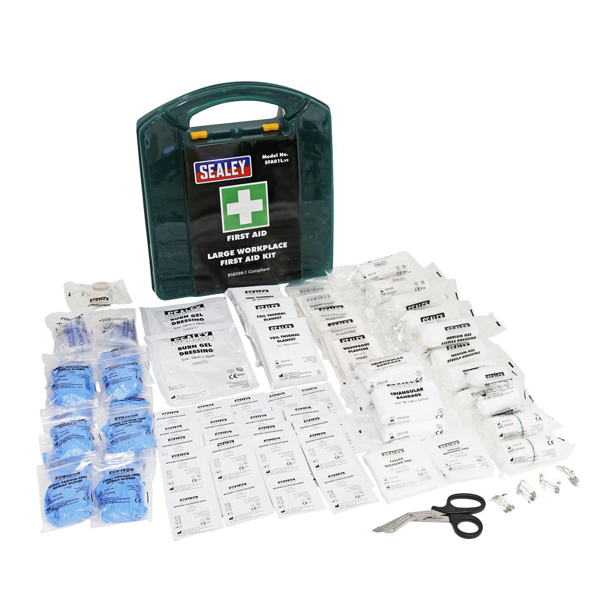 Sealey First Aid Kit Large - BS 8599-1 Compliant SFA01L