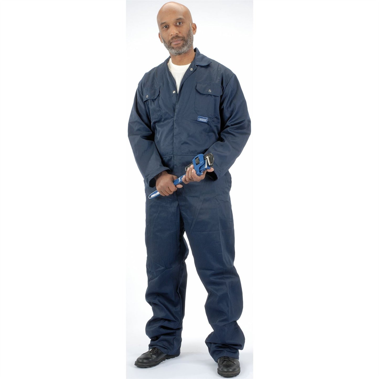 Draper 37813 Workwear Blue Boiler Suit (Medium, 42-44 Inches) - Medium Sized