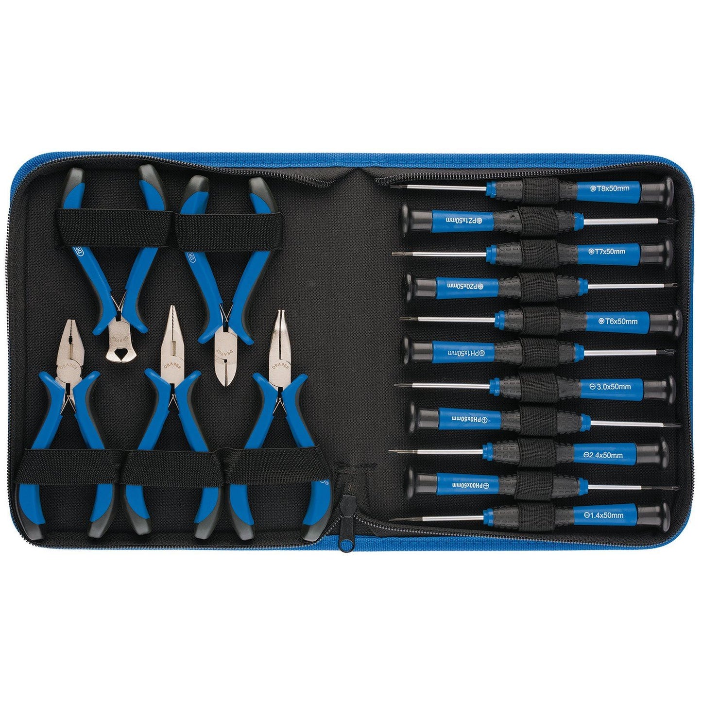 Draper Precision Pliers and Screwdriver Set (16 Piece) PSP16 (48958)