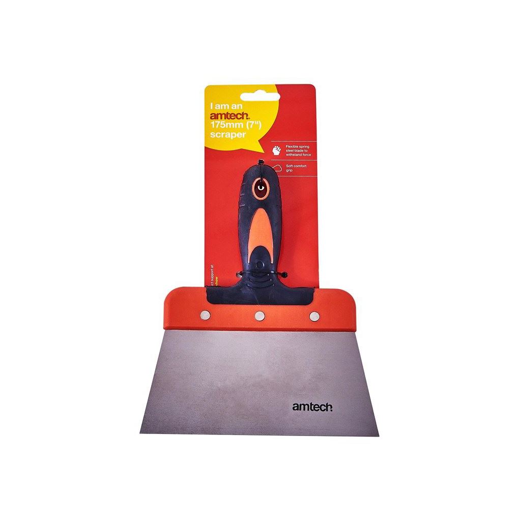 7" (175mm) Scraper Heavy Duty Wallpaper Scraper Remove Wallpaper Decorator - G0950