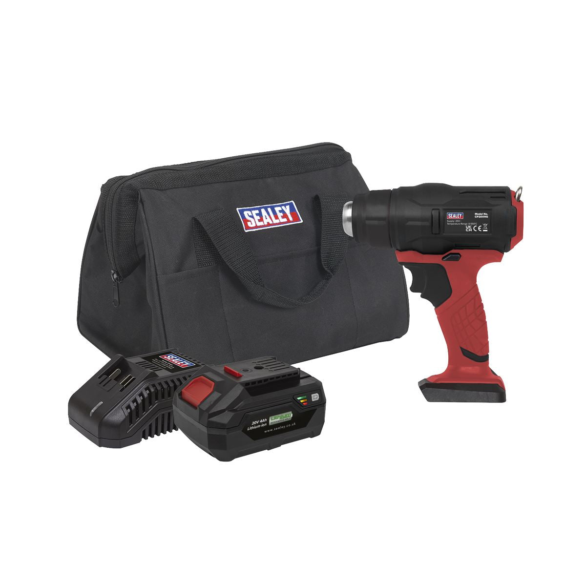 Sealey Cordless Hot Air Gun Kit 20V CP20VHGKIT