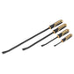 Sealey Angled Pry Bar Set with Hammer Cap Heavy-Duty 4pc S01138