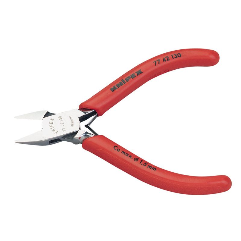 Draper 77 42 130 Knipex 130mm Full Flush Electronics Diagonal Cutting Nipper - 27729