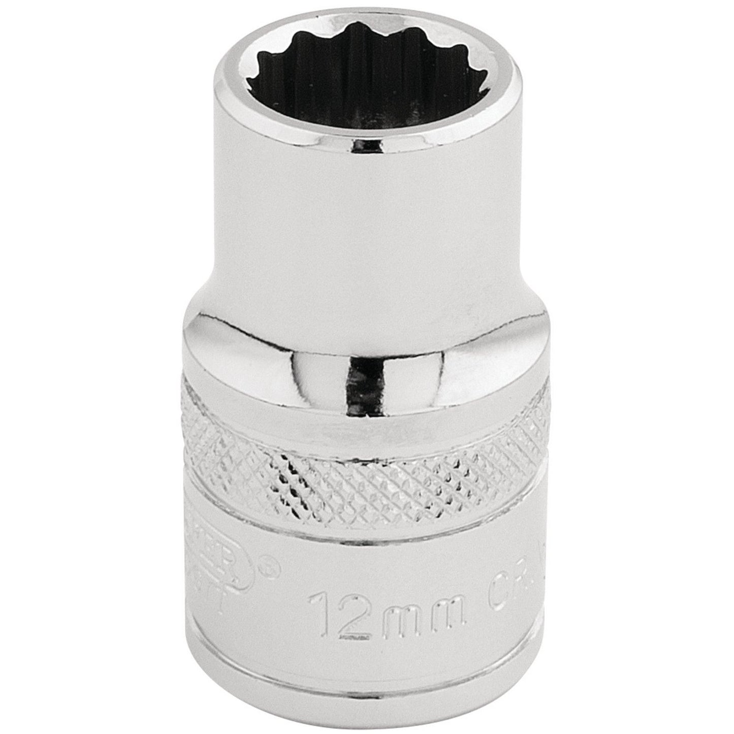 Draper Expert Quality 1/2" Square Drive Hi-Torq 12 Point Socket - 12mm - 33097