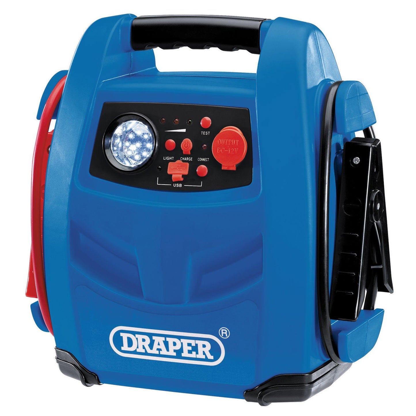 Draper 70533 12V 800A Power Pack Battery Charger Jump Starter & Air compressor - 70553