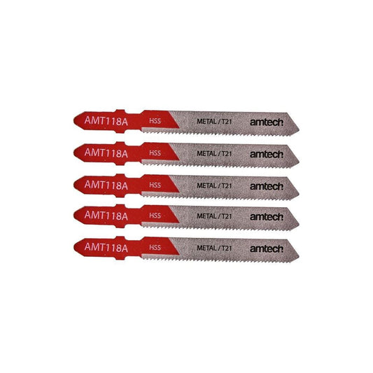 Amtech 5 Piece Metal Jigsaw Blade Set (AMT118A) - M1605