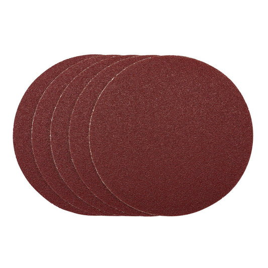 Draper Sanding Discs, 200mm, PSA, 40 Grit, (Pack of 5) SDPSA200 (63023)