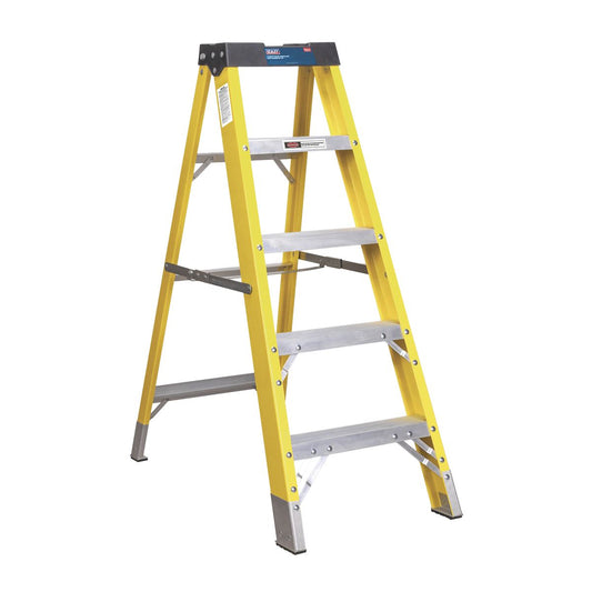 Sealey Fibreglass Step Ladder 4-Tread EN 131 FSL5
