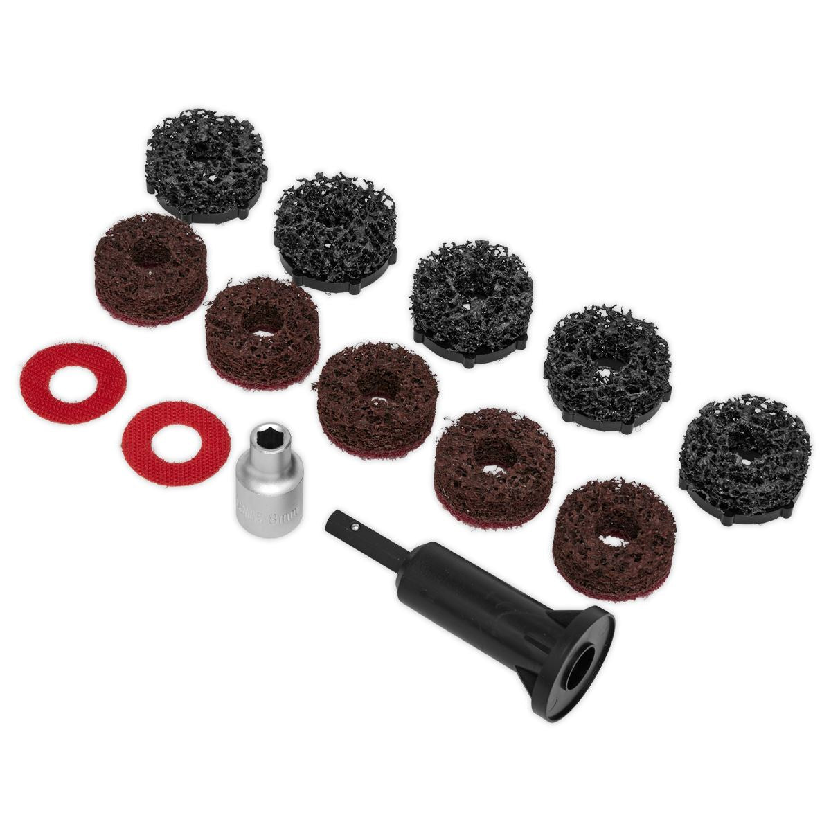 Sealey Stud Hub Cleaner 14pc VS8002