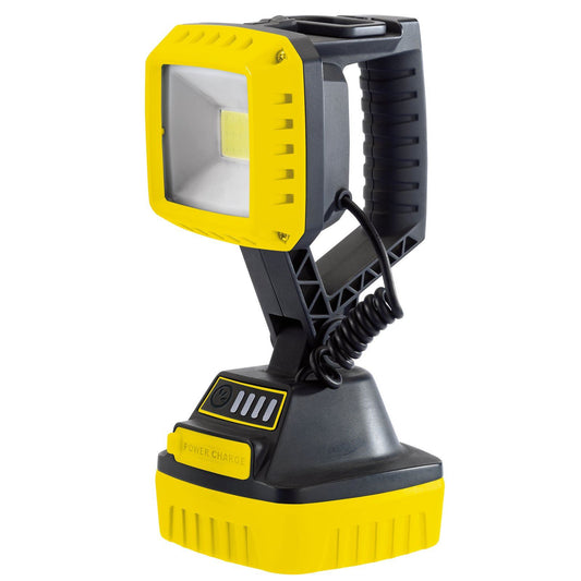 10W COB LED Rechargeable Work Light - 1,000 Lumens Yellow - 90049