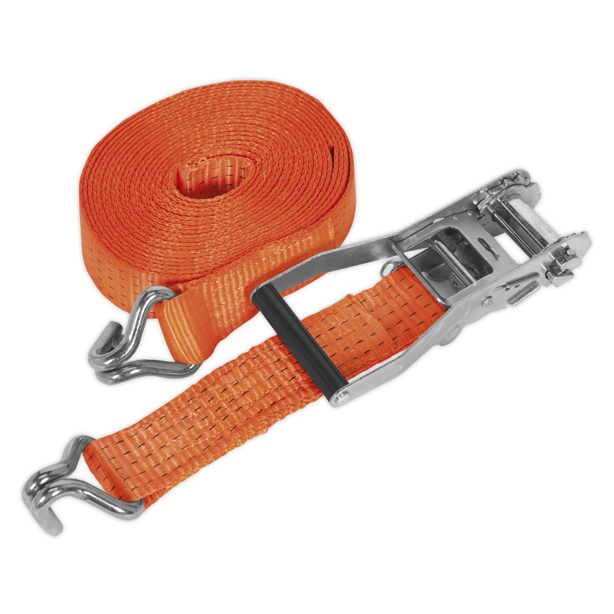 Sealey Ratchet Tie Down 50mm x 10m Poly Web 5000kg Load Test TD5010J