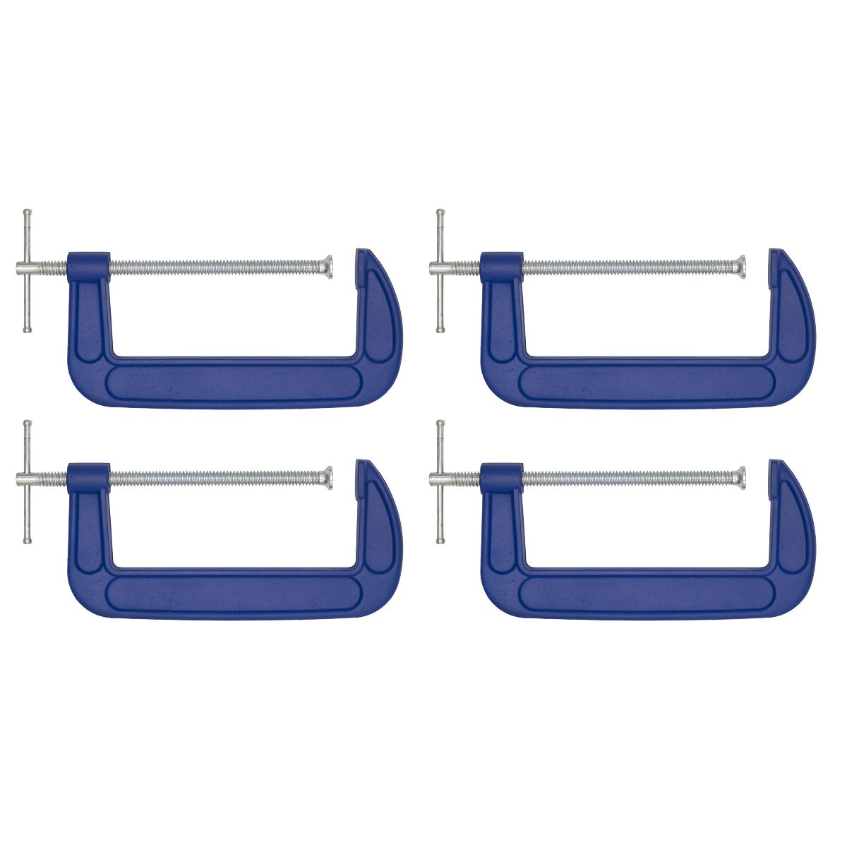 Sealey G-Clamp 200mm - Pack of 4 AK60084