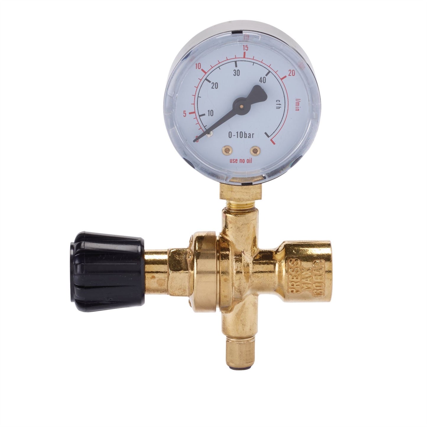 Draper Gas Bottle Regulator with Gauge, 130 bar WREGCO2-1G (70135)