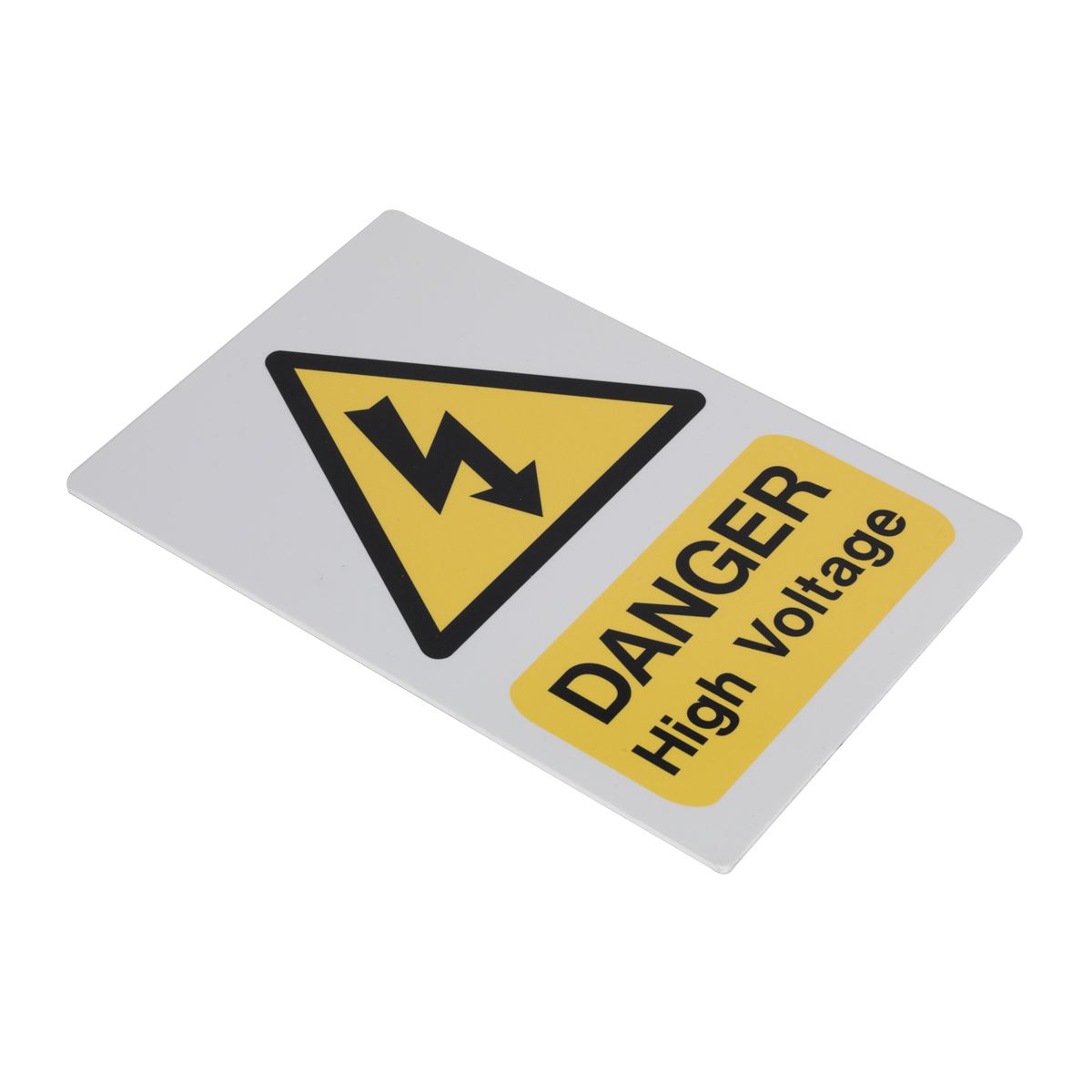 Sealey High Voltage Warning Sign 200 x 300mm HVSA4