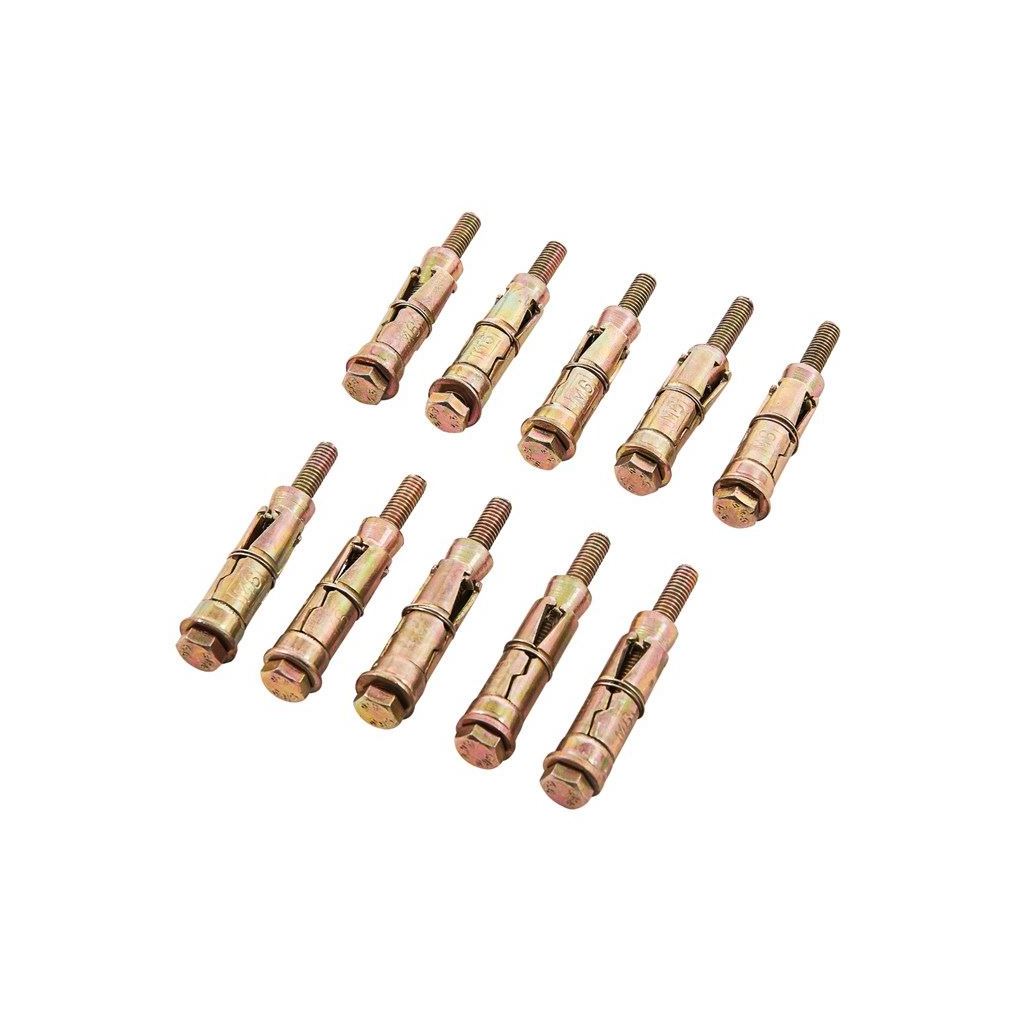 Amtech 10 Piece M6 X 60mm Expansion Bolts - S5915