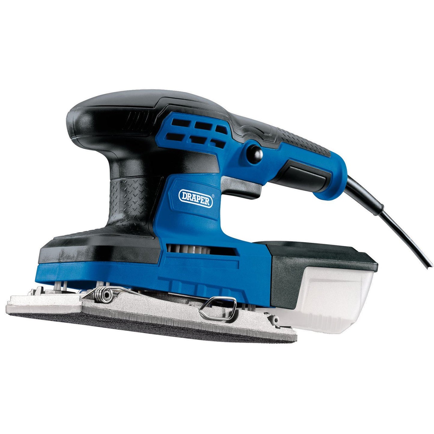 Draper 57839 260W DETAIL PALM DELTA 187 X90mm 1/3 SHEET ORBITAL SANDER & 3 SHEET