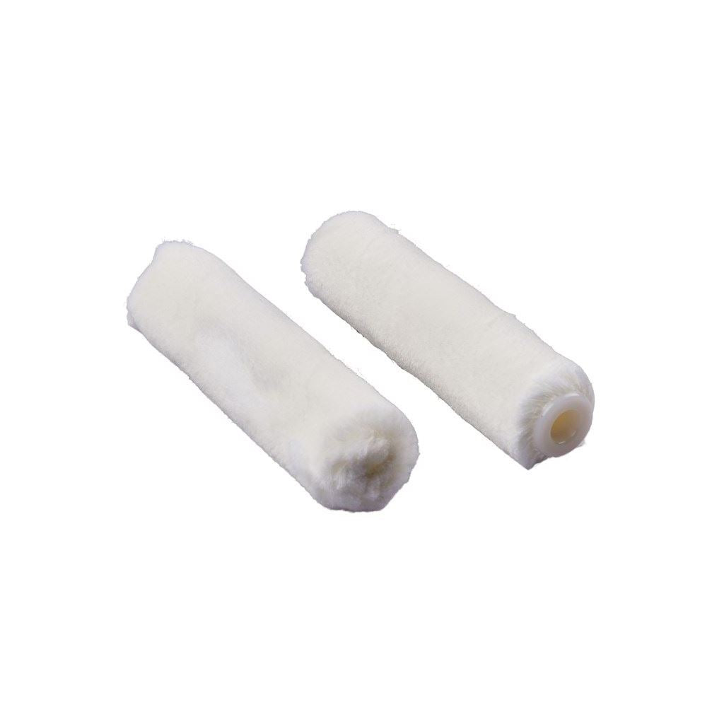 2x Extra Short Pile 4mm Roller Sleeve Mohair 4" x 1.5" Paint Painting Decorate - G4440