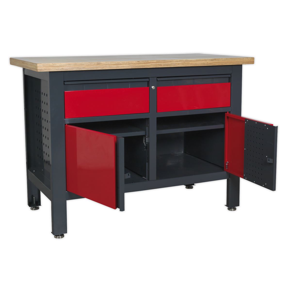 Sealey Workstation with 2 Drawers & 2 Cupboards AP1372A