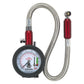 Sealey Tyre Pressure Gauge with Tyre Tread Depth Gauge - Flexi Hose TSTPDG02