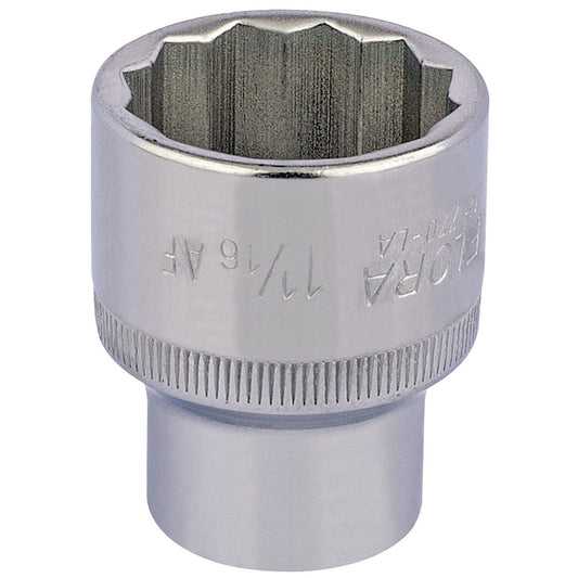 Elora 1.1/16" 1/2" Sq. Dr. Elora Bi-Hexagon Socket - 24484