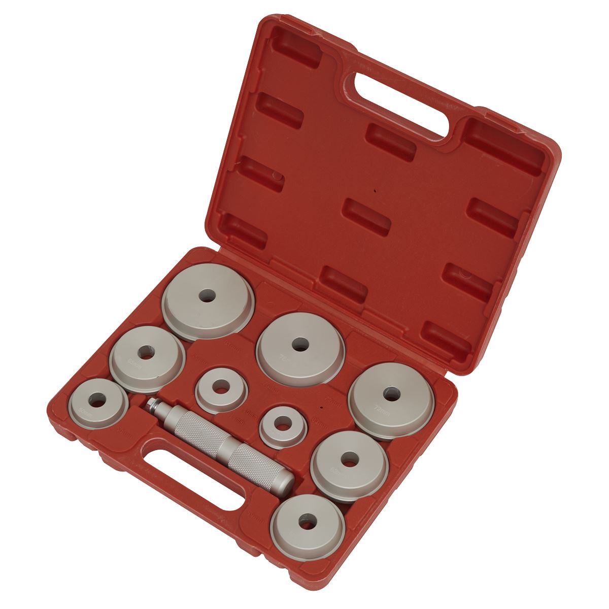 Sealey Bearing Race & Seal Driver Set 10pc - Aluminium VS703