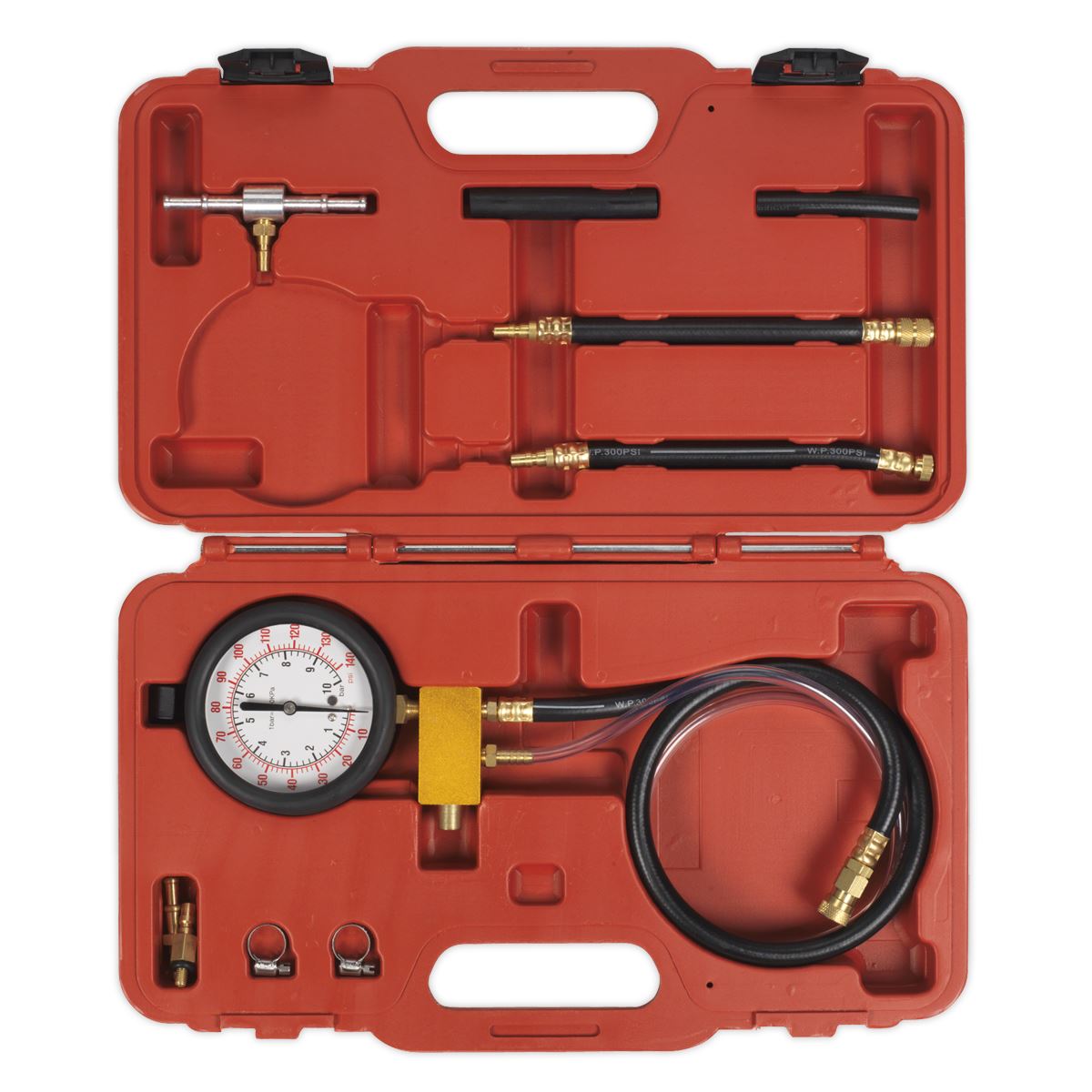 Sealey Fuel Injection Pressure Test Kit - Test Port VSE211