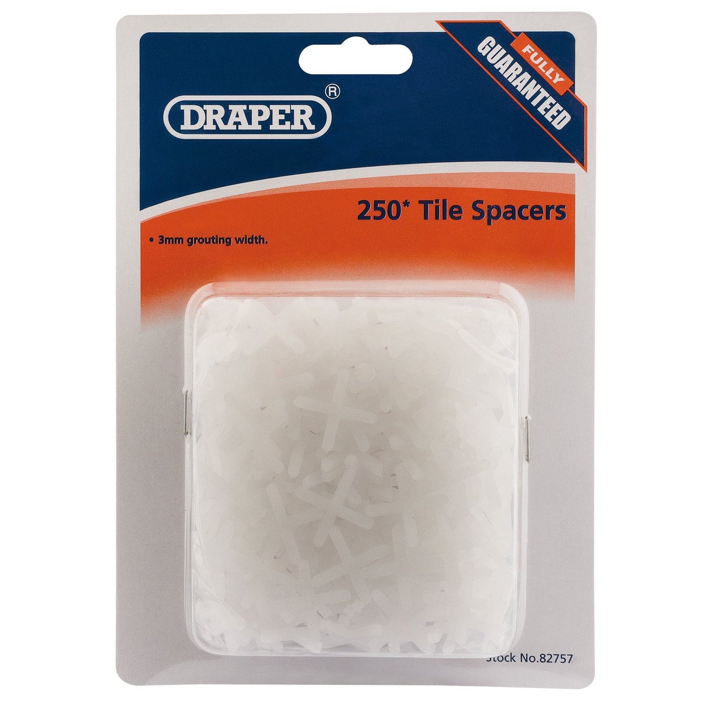 Genuine Draper 3mm Tile Spacers (Approx 250) | 82757