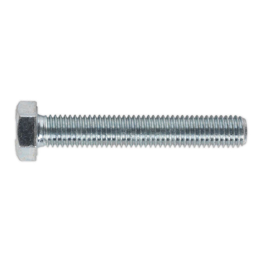 Sealey HT Setscrew M12 x 75mm 8.8 Zinc Pack of 10 SS1275