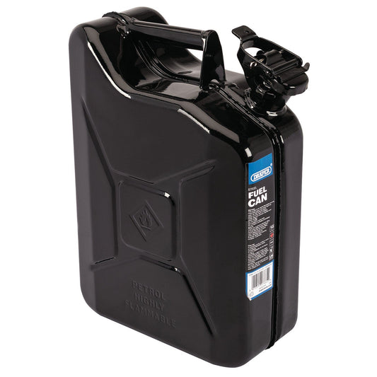 Draper 10L Steel Fuel Can (Black) SFC10L-BLACK/C - 07664