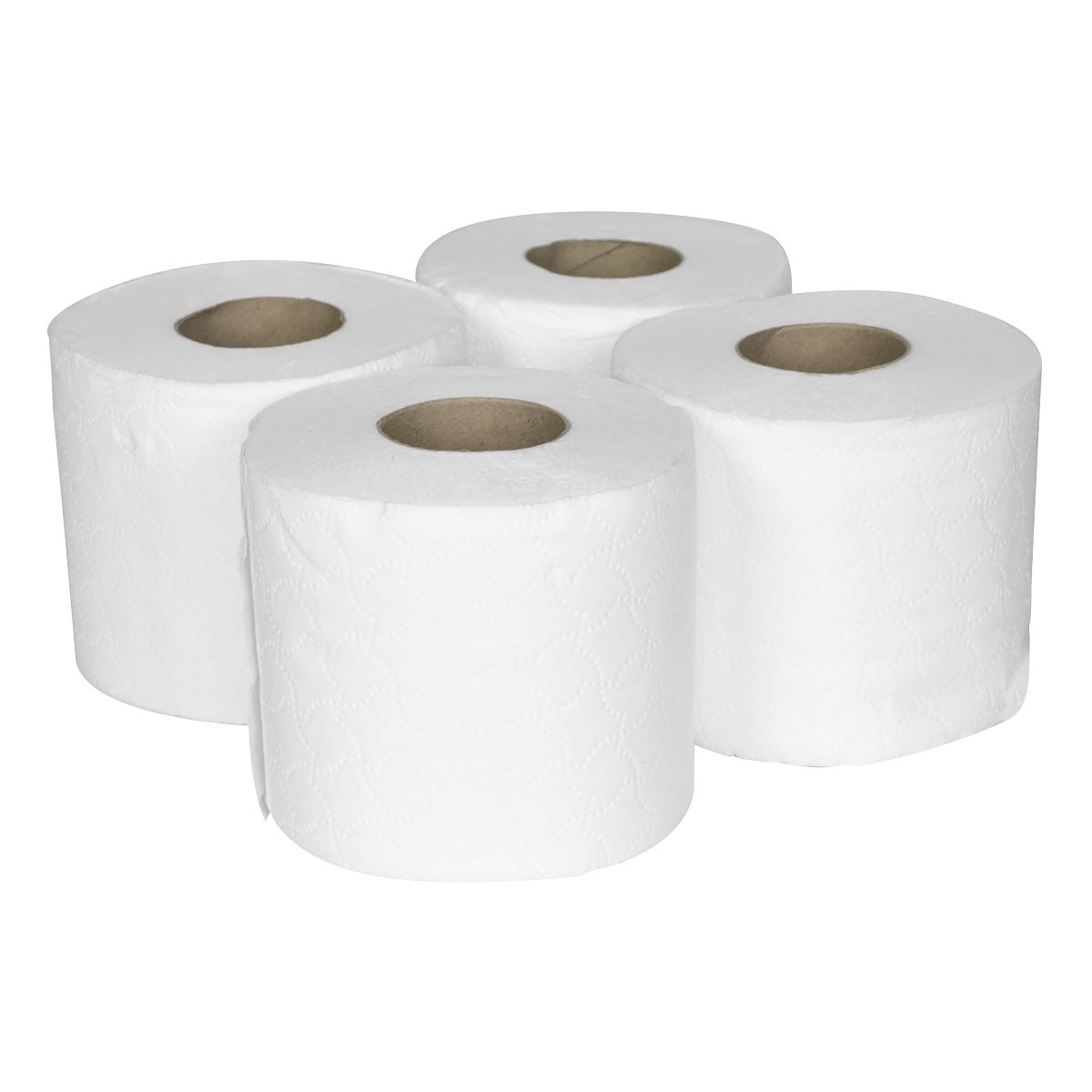 Sealey Plain White Toilet Roll - Pack of 4 x 10 (40 Rolls) TOL40