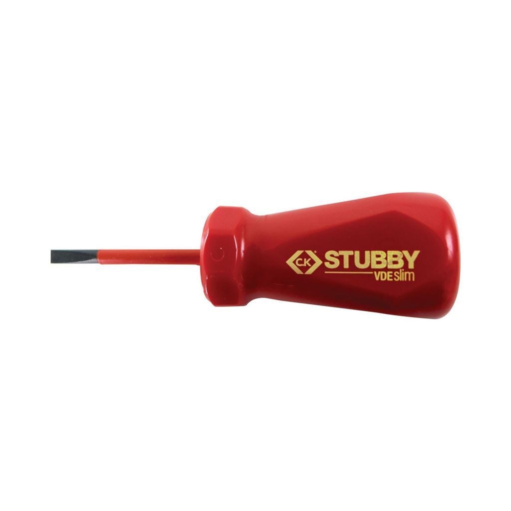 CK Tools Stubby VDE Slim Screwdriver SL4.0x46 T48344-040