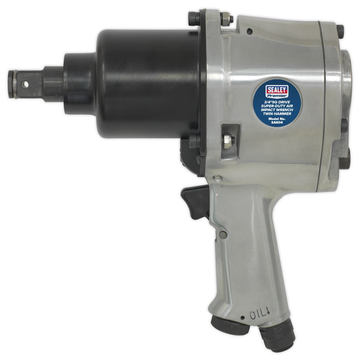 Sealey Air Impact Wrench 3/4"Sq Drive Super-Duty Heavy Twin Hammer SA604