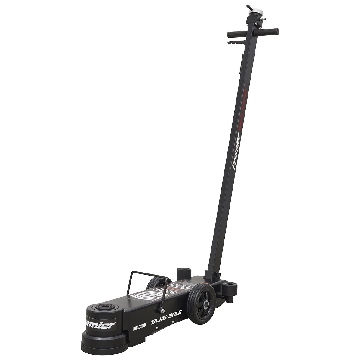 Sealey Air Operated Jack 15-30t Telescopic - Long Reach/Low Entry YAJ15-30LE