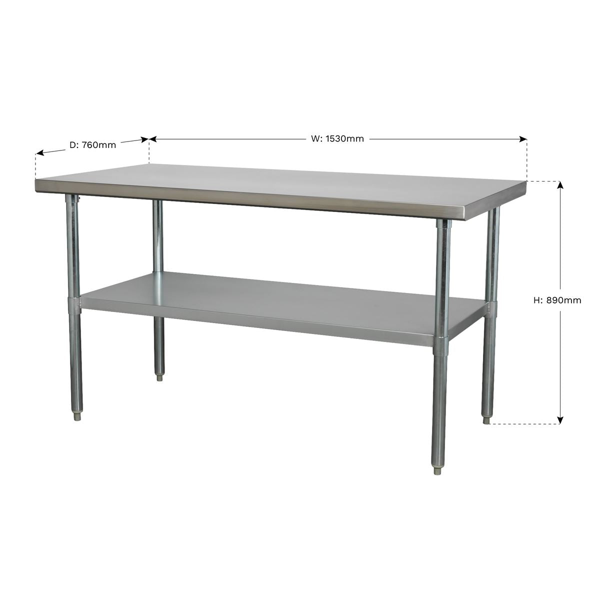 Sealey Stainless Steel Workbench 1.5m AP1560SS