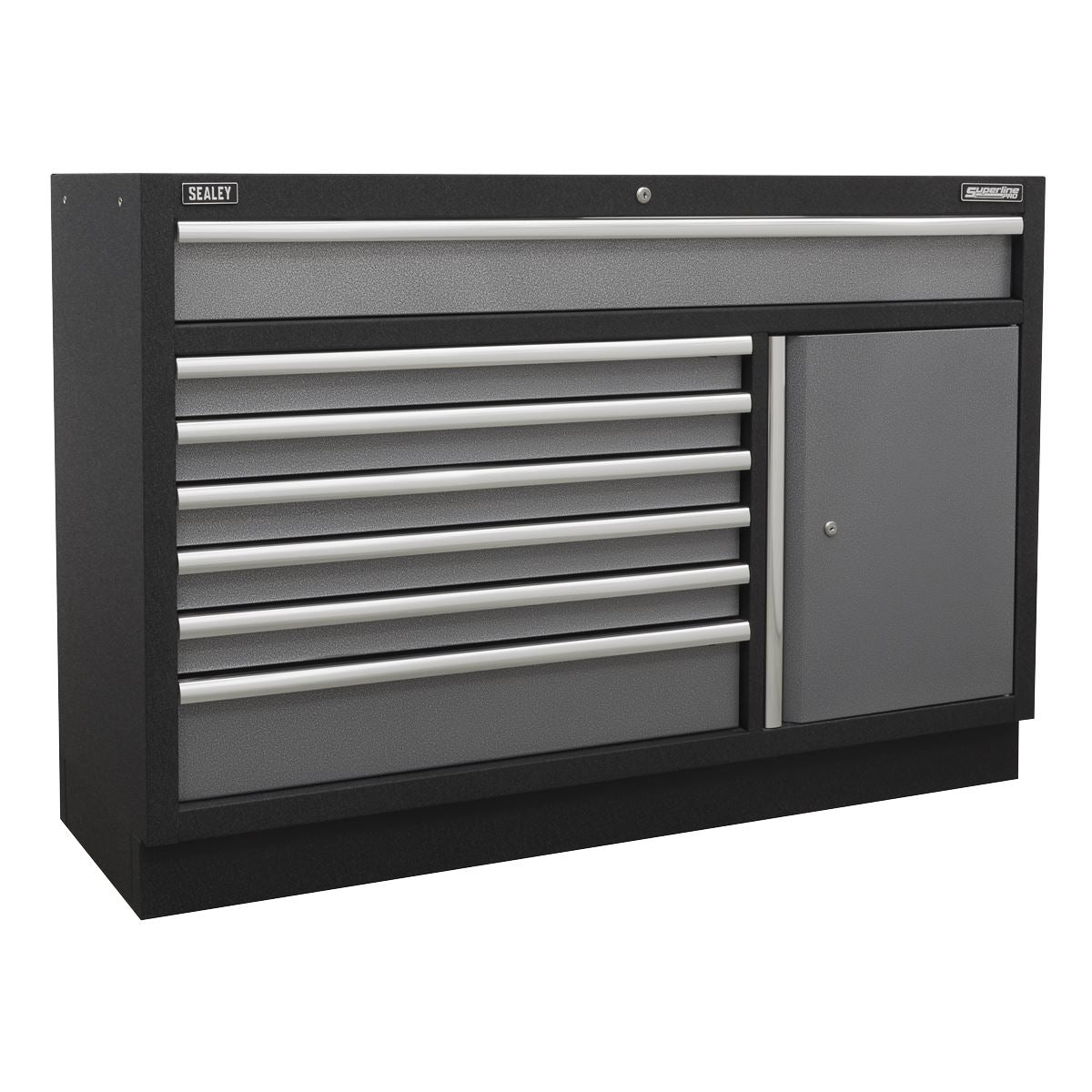 Sealey Modular Storage System Combo - Stainless Steel Worktop APMSSTACK14SS