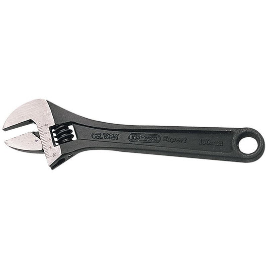 Draper Expert 150mm Crescent-Type Adjustable Wrench with Phosphate Finish - 52679