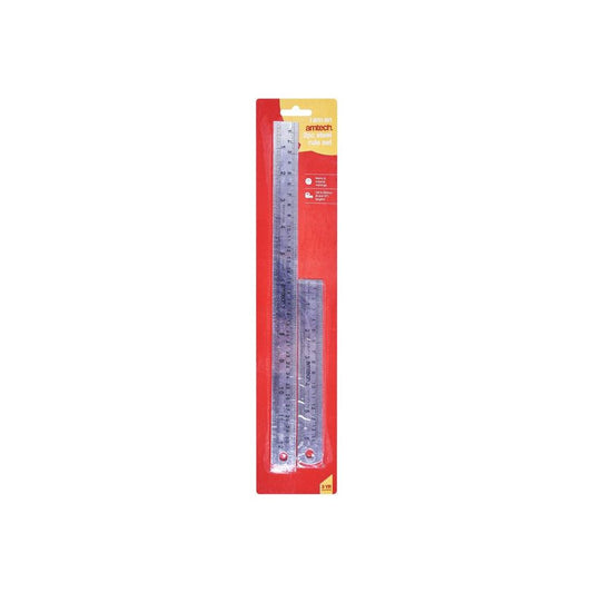 Amtech 2 Piece Steel Rule Set - P5170