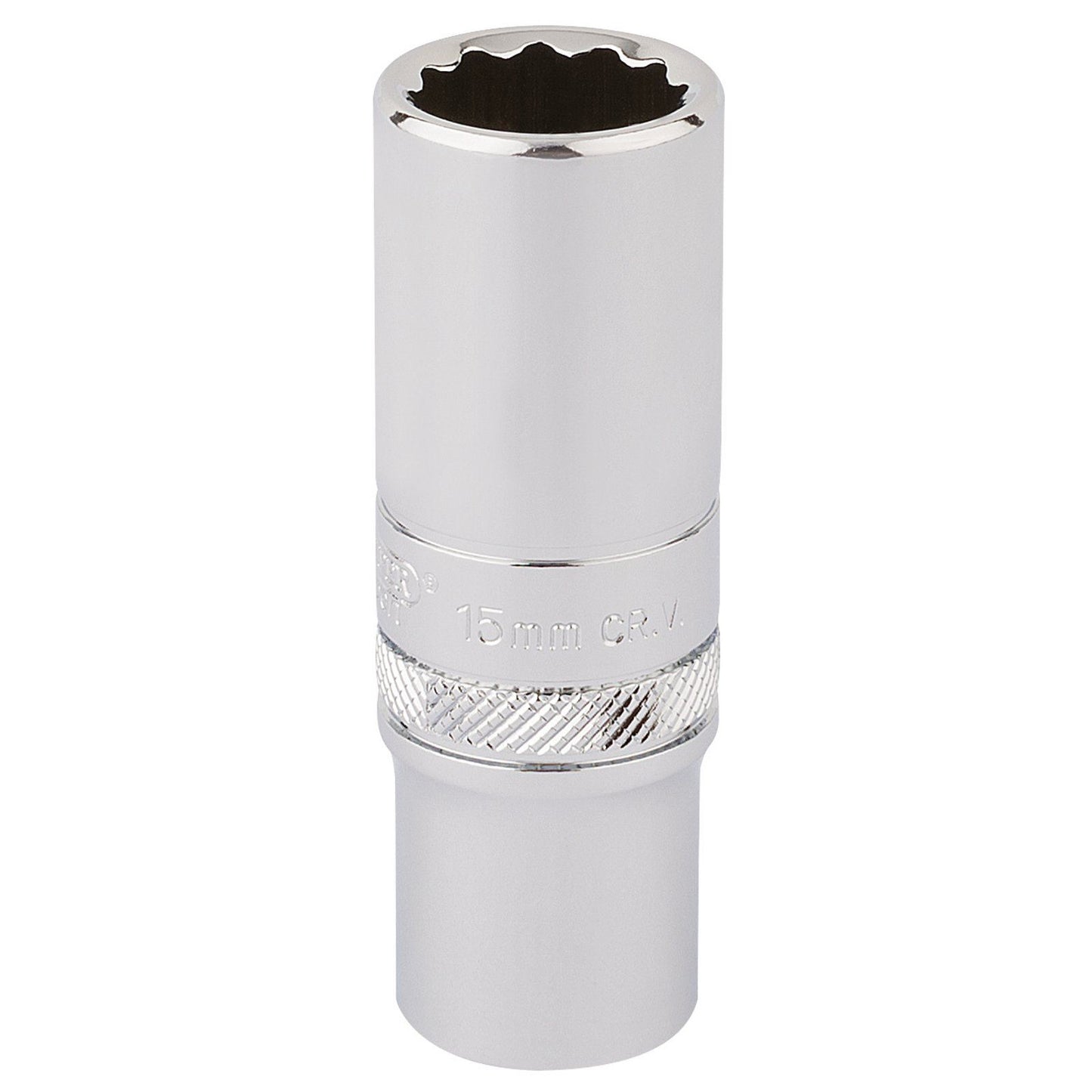 Draper Expert 3/8" Square Drive Hi-Torq 12 Point Deep Socket (15mm) - 32965