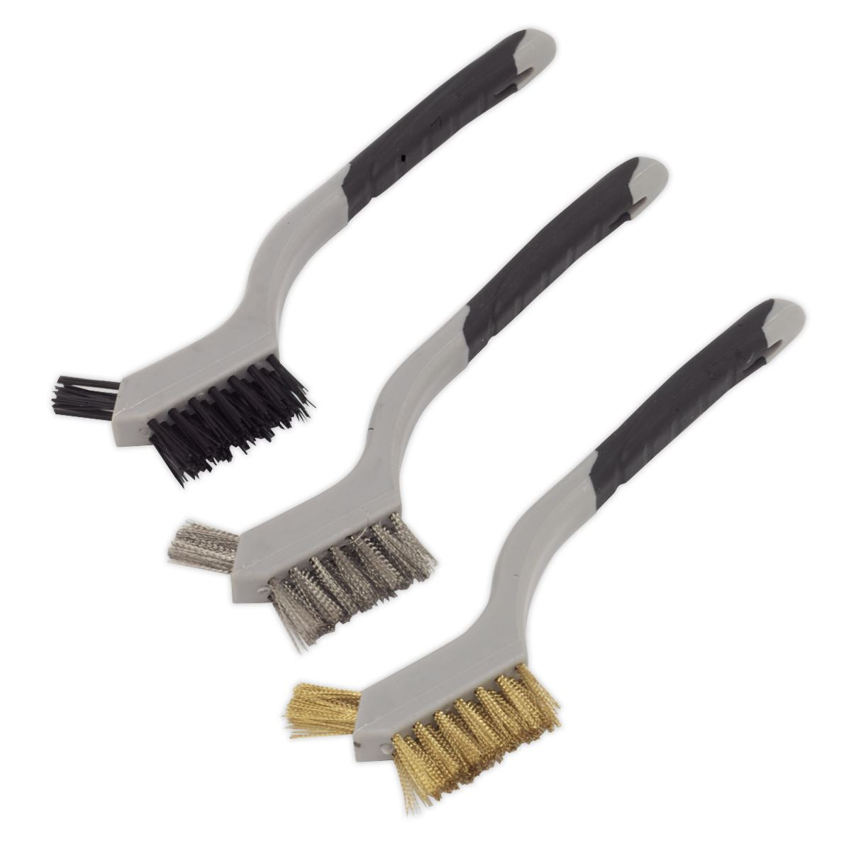 Sealey Wire Brush Set 3pc Miniature WB100