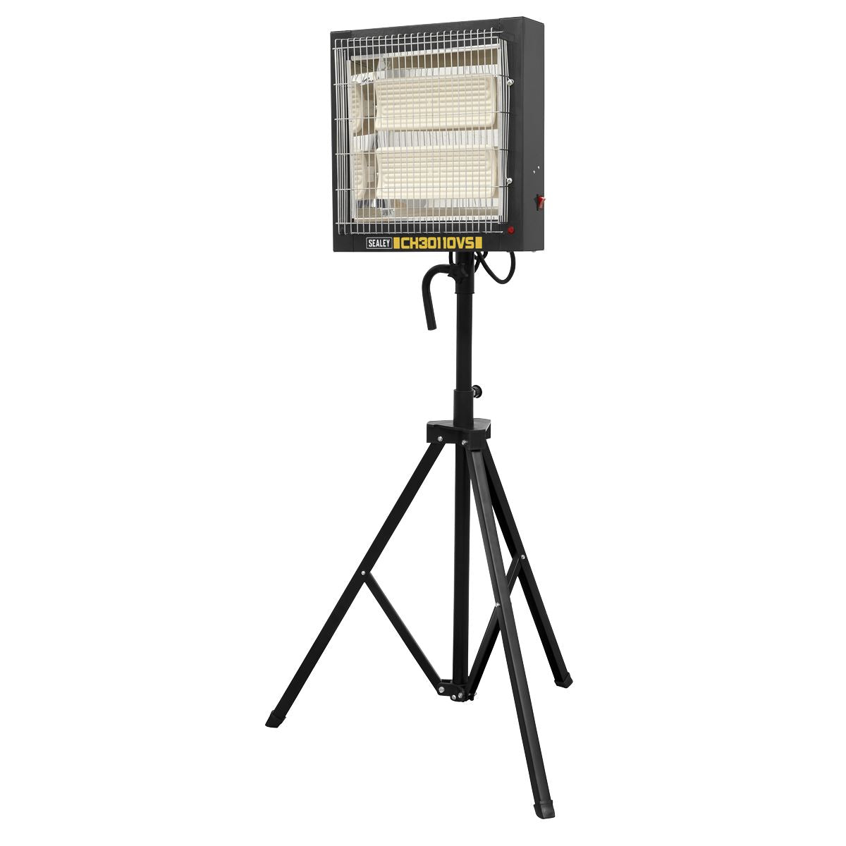 Sealey Ceramic Heater with Telescopic Tripod Stand 1.2/2.4kW - 110V CH30110VS